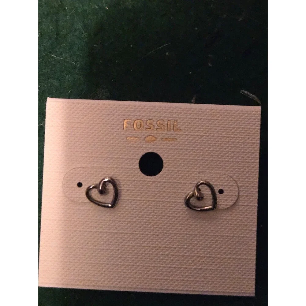 Fossil Heart Earrings (SG-29)